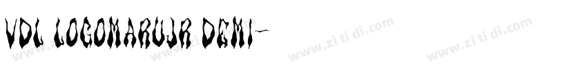 VDL LogoMaruJr Demi字体转换